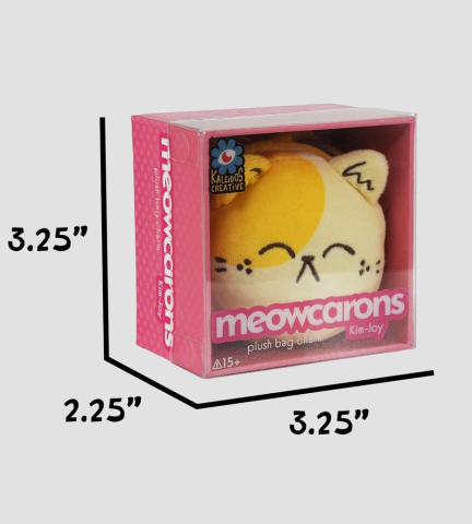 Meowcaron Plush Bag Charm Smile 7 cm [3]