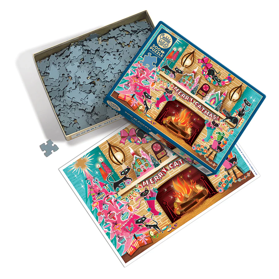 Merry Catmas – Puzzle 500 piese [1]