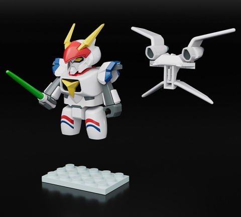 Metal Armor Dragonar Brickroid Action Figure Dragonar-1 (Opening Ver.) & Carrier Set 5 cm [3]