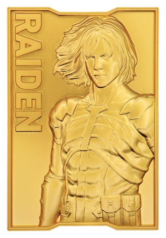 PRECOMENZI - Metal Gear Solid 2 Ingot Raiden 24k Gold Plated Limited Edition
