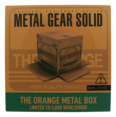 Metal Gear Solid 2 Replica Cardboard Box Antique Gold [3]