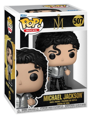 PRECOMENZI - Michael Jackson POP! Rocks Vinyl Figure Bad Tour (MT) 9 cm