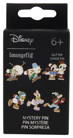 Mickey & Friends by Loungefly Enamel Pins Winter Activities Blind Display (12) [3]