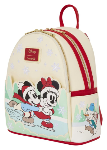Mickey & Friends by Loungefly Mini Backpack with Headband Holder Ice Skating [2]