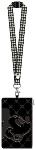 PRECOMENZI - Mickey Mouse Lanyard with Pouch Passport Holder