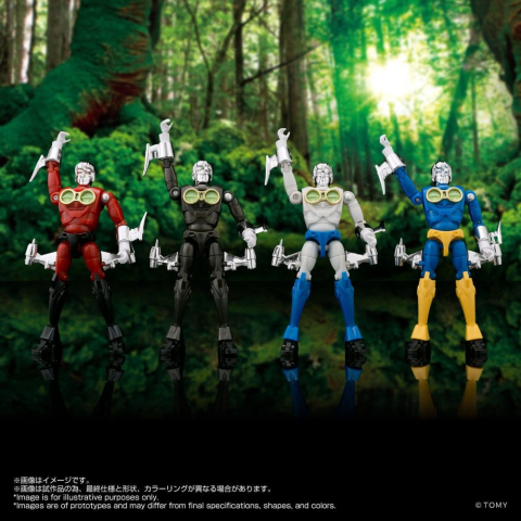 Microman Legacy Soul Action Figures 4-Pack Microman Command #3 [1]