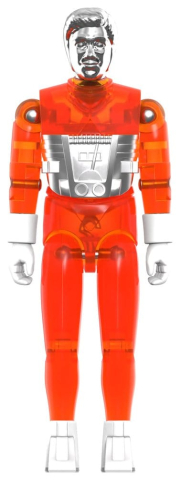 PRECOMENZI - Micronauts ReAction+ Action Figure Wave 04 Time Traveler (Translucent Orange)