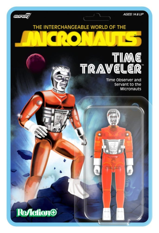 Micronauts ReAction+ Action Figure Wave 04 Time Traveler (Translucent Orange) [1]