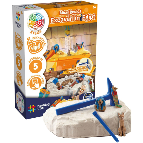 Noutati - Micul Geolog - Excavari in Egipt - Set Educativ de Arheologie