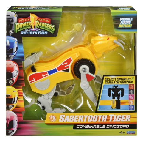 Mighty Morphin Power Rangers Combinable Dinozord Action Figure Sabertooth Tiger 20 cm [1]
