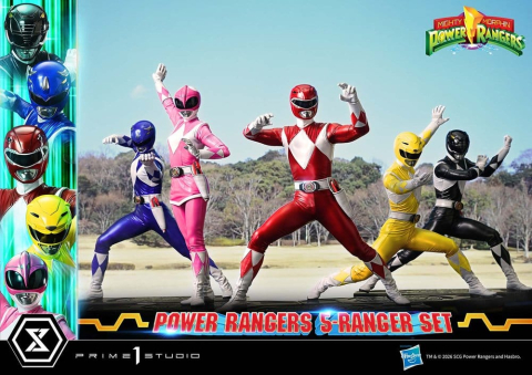 Mighty Morphin Power Rangers Premium Masterline Set of 5 Statues 1/4 57 cm [24]