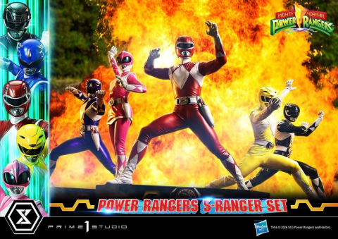 Mighty Morphin Power Rangers Premium Masterline Set of 5 Statues 1/4 57 cm [2]