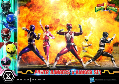 Mighty Morphin Power Rangers Premium Masterline Set of 5 Statues 1/4 57 cm [21]