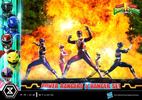 Mighty Morphin Power Rangers Premium Masterline Set of 5 Statues 1/4 57 cm [20]