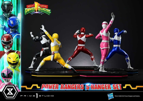 Mighty Morphin Power Rangers Premium Masterline Set of 5 Statues 1/4 Deluxe Version 62 cm [21]