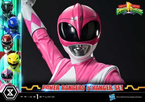 Mighty Morphin Power Rangers Premium Masterline Set of 5 Statues 1/4 Deluxe Version 62 cm [20]