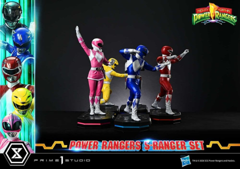 Mighty Morphin Power Rangers Premium Masterline Set of 5 Statues 1/4 Deluxe Version 62 cm [22]