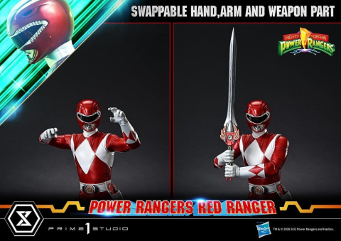 Mighty Morphin Power Rangers Premium Masterline Statue 1/4 Red Ranger 62 cm [6]