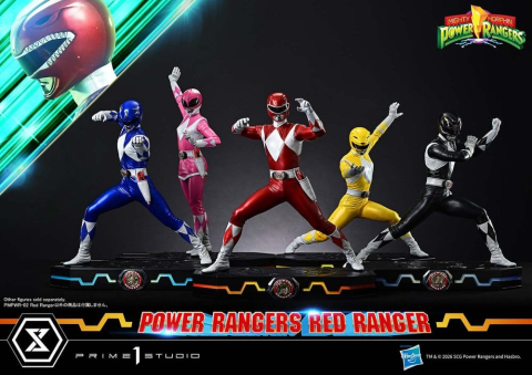 Mighty Morphin Power Rangers Premium Masterline Statue 1/4 Red Ranger 62 cm [15]
