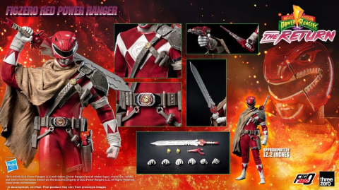 Mighty Morphin Power Rangers: The Return FigZero Action Figure 1/6 Red Power Ranger 31 cm [14]