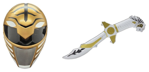 PRECOMENZI - Mighty Morphin Power Rangers White Ranger Roleplay Bundle