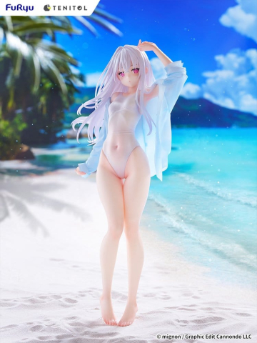 PRECOMENZI - Mignon Works Tenitol Tall PVC Figure Shiro Swimsuit Ver. 30 cm