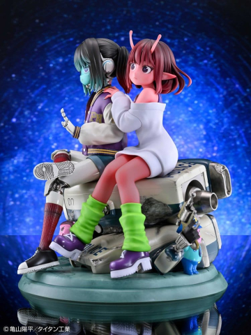 Milky Subway The Galactic Limited Express PVC Figures 2-Pack Chiharu & Makina 18 cm [3]