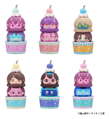 PRECOMENZI - Milky Subway The Galactic Limited Express Tsumichen Stack up & Change Minifigures 8-Pack (with gift)
