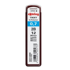 Creioane colorate, negre si accesorii - MINA CREION ROTRING 0.7 2B