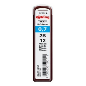 Creioane colorate, negre si accesorii - MINA CREION ROTRING 0.7 B