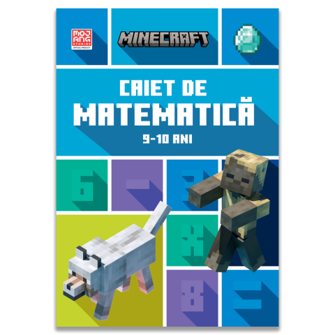 Noutati - Minecraft Caiet de matematica 9-10 ani – Exercitii prin aventura