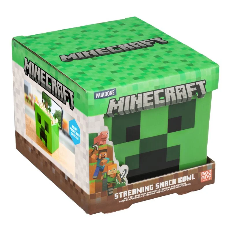 Minecraft - Minecraft Creeper Streaming Snack Bowl