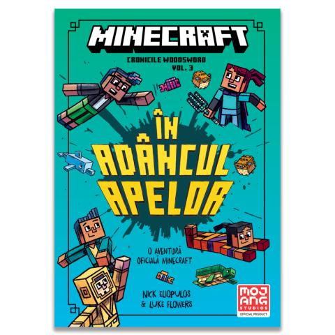 Noutati - Minecraft Cronicile Woodsword Vol.3 – In adancul apelor 7-12 ani