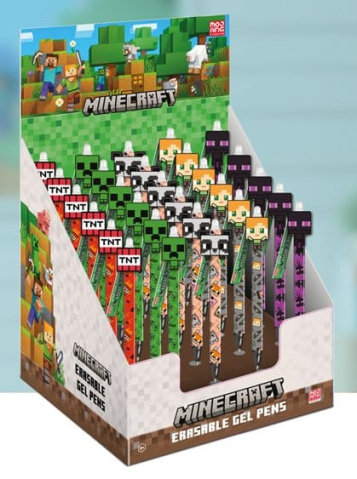 Casa si Cadouri - Minecraft Erasable Gel Pen Characters Display (30)