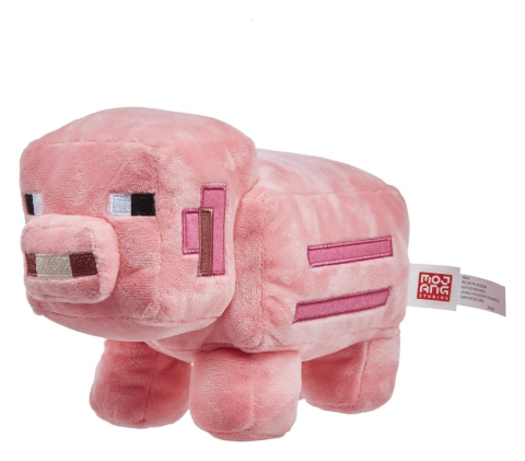 Pop Culture - Minecraft Plush Figure Pig 20 cm - Plus Oficial Mattel