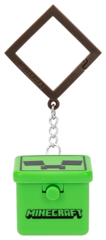 PRECOMENZI - Minecraft Popz Backpack Buddies Keyrings Blind Box Assortment (24)