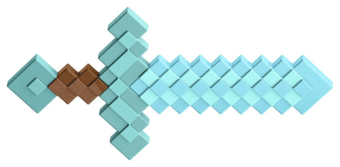 Minecraft Roleplay Replica Diamond Sword 43 cm [4]