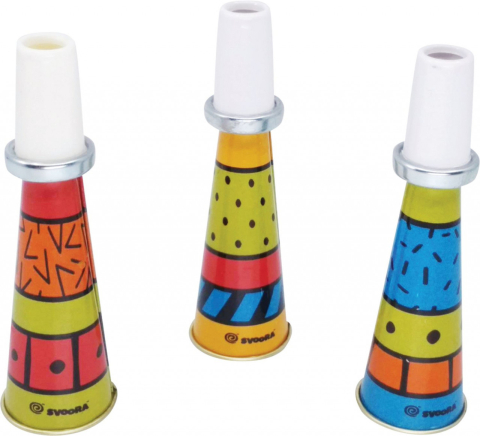 Noutati - Mini-trompeta metalica colorata, Svoora