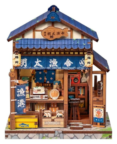 Miniature House Model Kit Fukuoka Mentaiko Kitchen 11 x 9 cm [3]