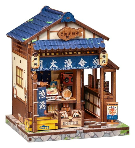 Miniature House Model Kit Fukuoka Mentaiko Kitchen 11 x 9 cm [4]