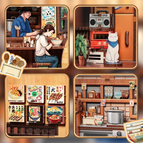 Miniature House Model Kit Oishii Kyoto 22 x 13 cm [3]