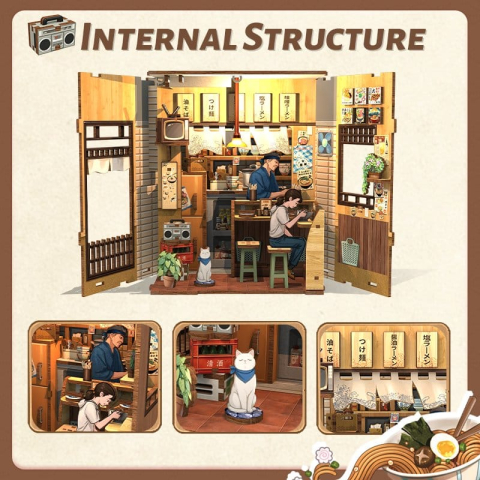 Miniature House Model Kit Oishii Kyoto 22 x 13 cm [13]