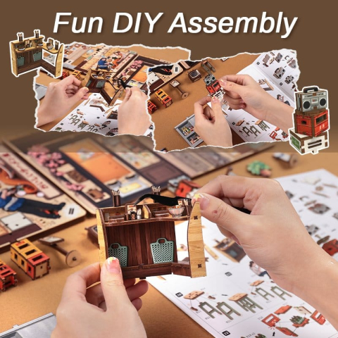 Miniature House Model Kit Oishii Kyoto 22 x 13 cm [16]