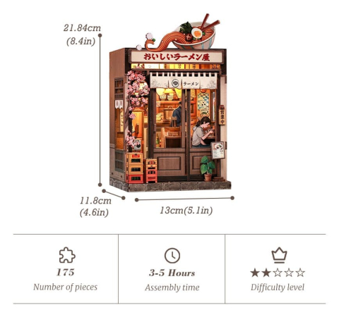 Miniature House Model Kit Oishii Kyoto 22 x 13 cm [6]