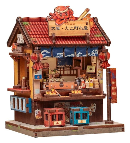 Miniature House Model Kit Osaka Takoyaki 12 x 9 cm [3]