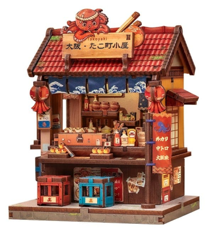 Miniature House Model Kit Osaka Takoyaki 12 x 9 cm [4]