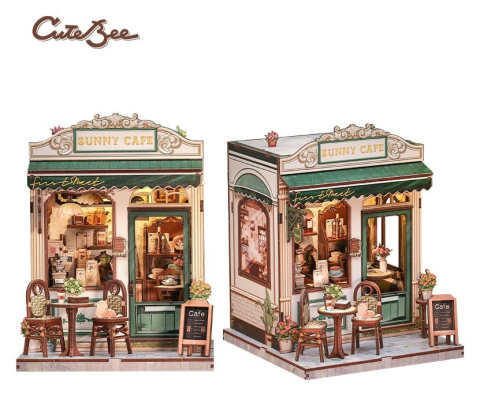 Miniature House Model Kit Sunny Cafe 20 x 16 cm [14]