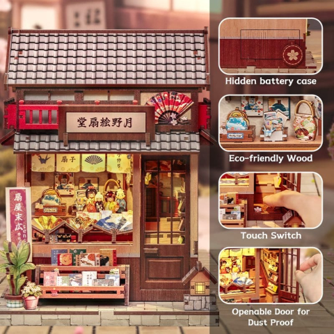 Miniature House Model Kit Tsukino Eogi-dou 19 x 14 cm [6]