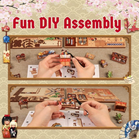 Miniature House Model Kit Tsukino Eogi-dou 19 x 14 cm [13]