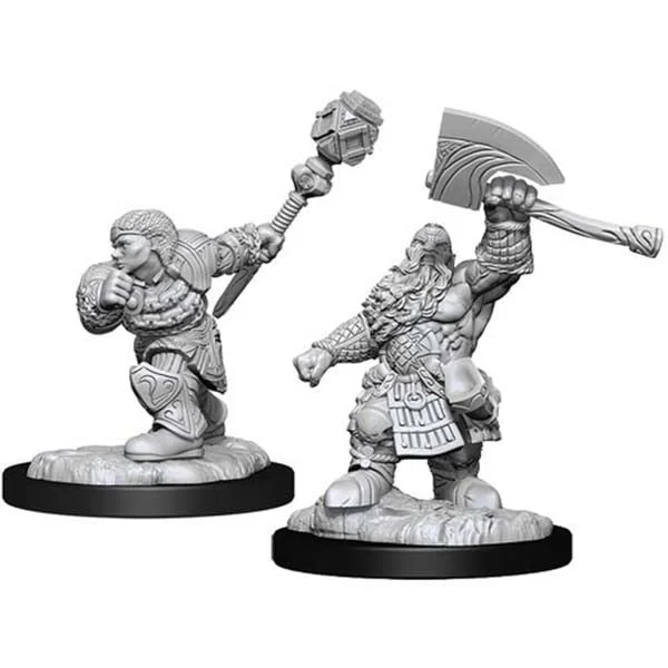 Noutati - Miniaturi Magic: The Gathering Dwarf Fighter & Dwarf Cleric